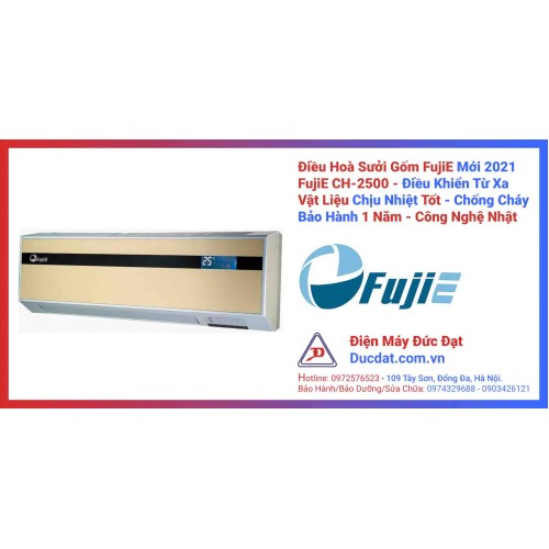 Quạt Sưởi FujiE Điều Hòa Ceramic Treo Tường CH-2500 Quạt Sưởi FujiE Điều Hòa Ceramic Treo Tường CH-2500